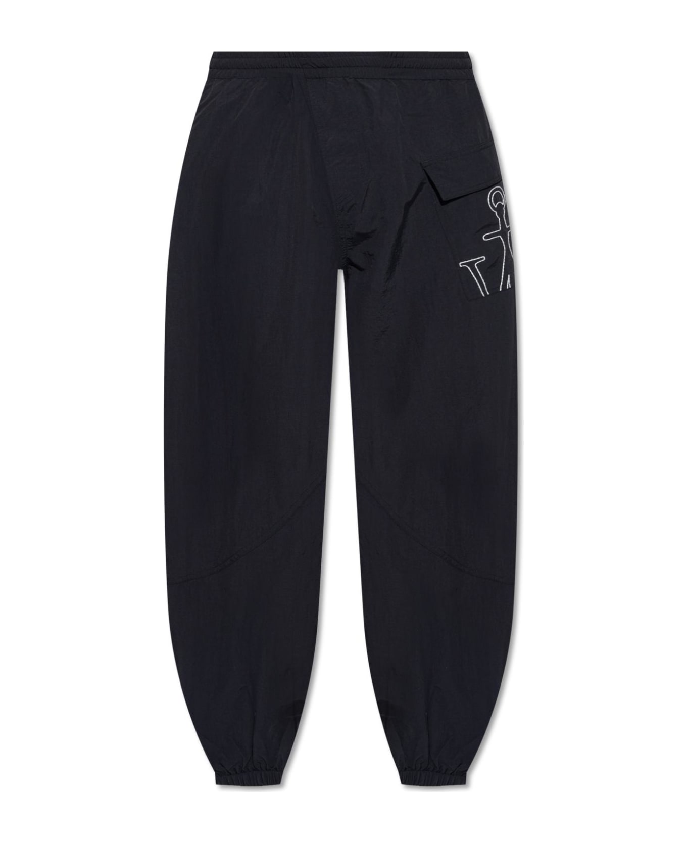 J.W. Anderson Track Pants With Logo - BLACK