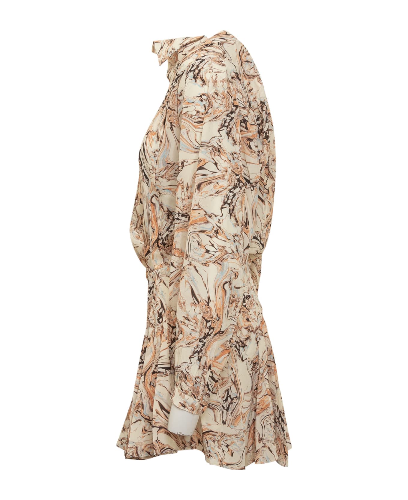 Isabel Marant Tharya Mini Dress - BEIGE