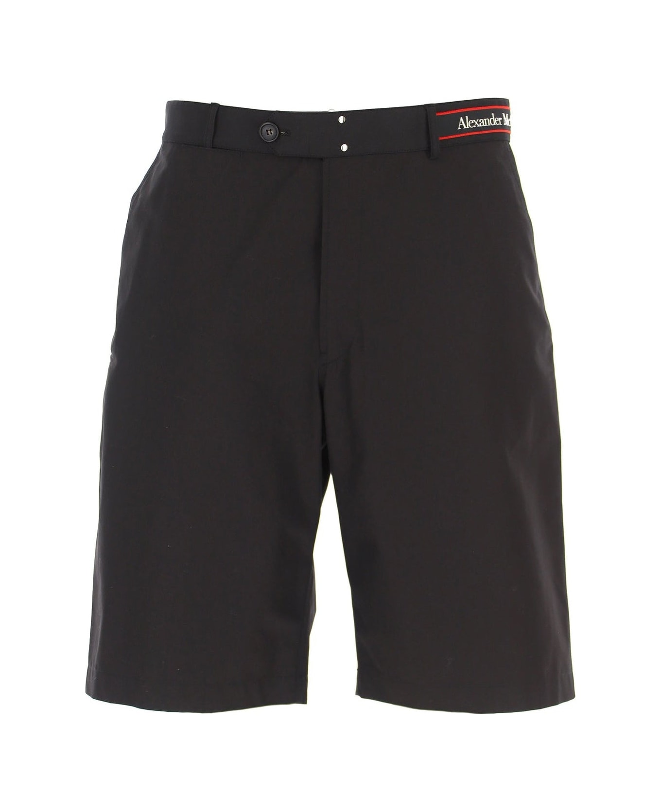 Alexander McQueen Cotton Shorts - Black ショートパンツ