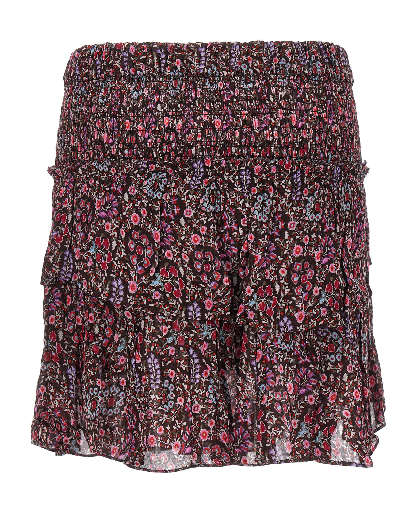 Marant Étoile Hilari Mini Skirt - Bw Brown