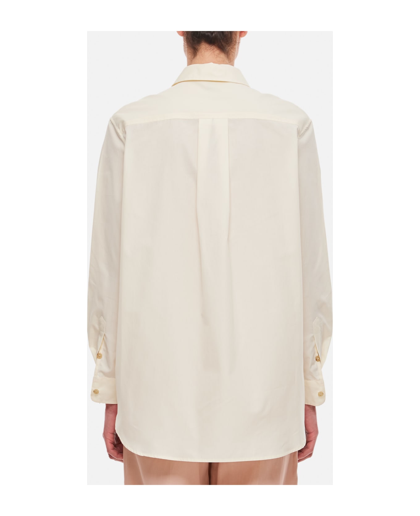 Fay Cotton Long Sleeves Buttoned Shirt - Mousse