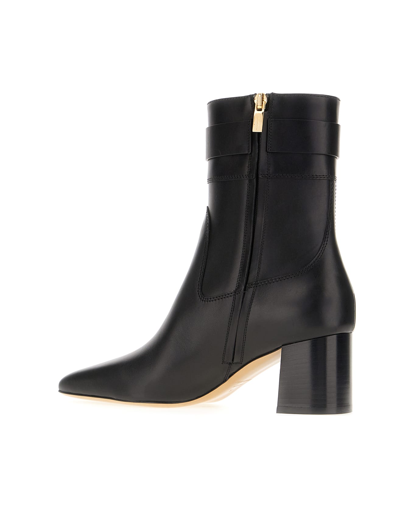 Ferragamo Black Leather Boots - Nero