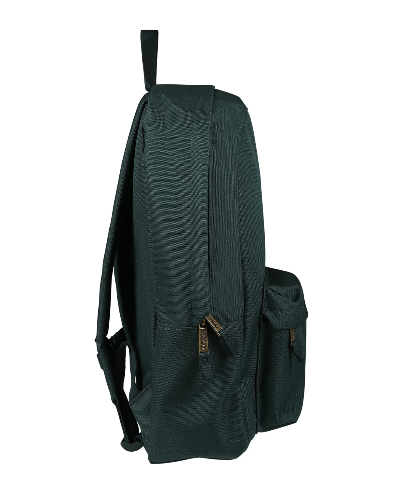 Ralph Lauren Green Backpack For Kids - Green