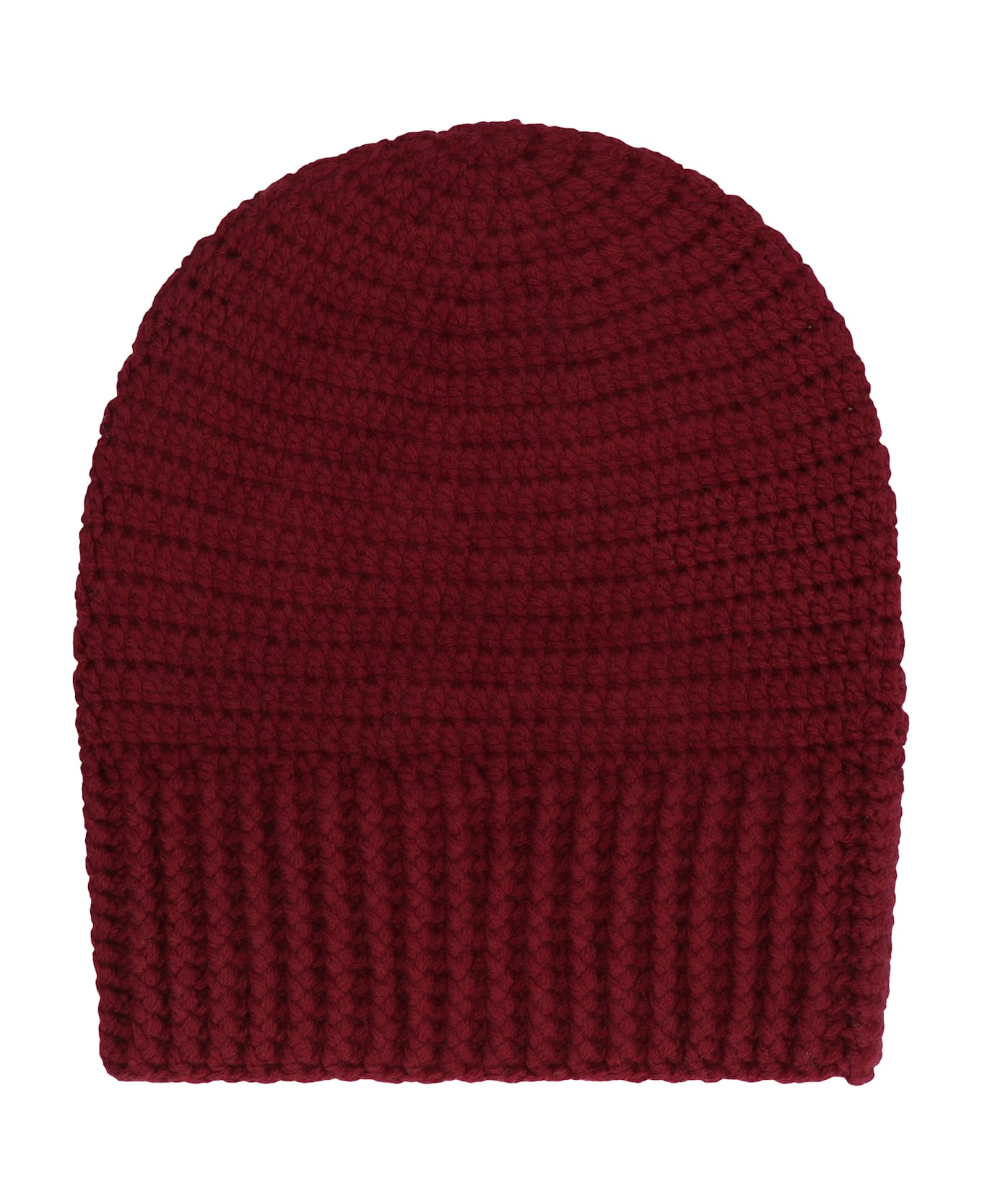 Malo Knitted Beanie - Burgundy