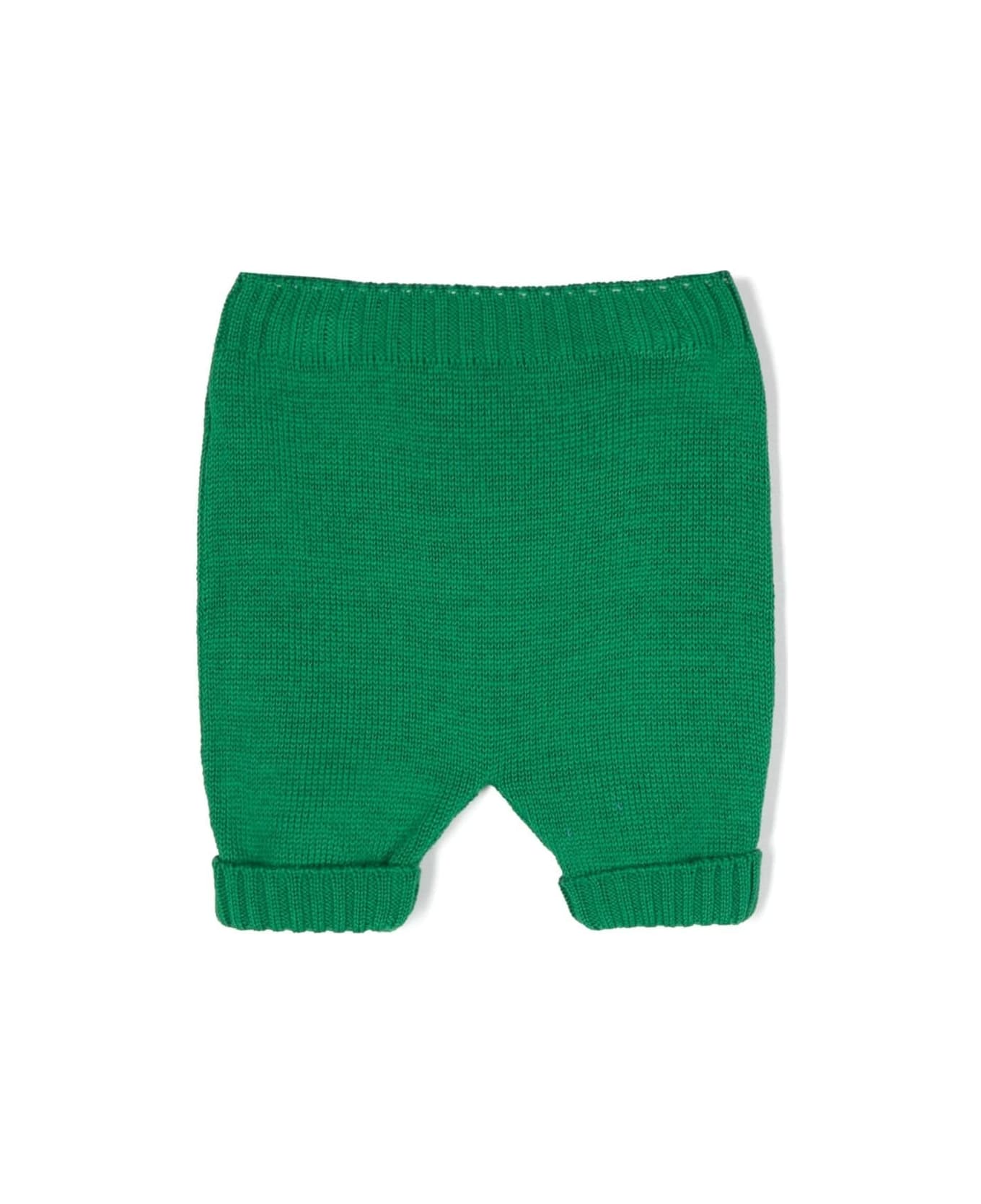 Little Bear Cuffed Trousers - Green