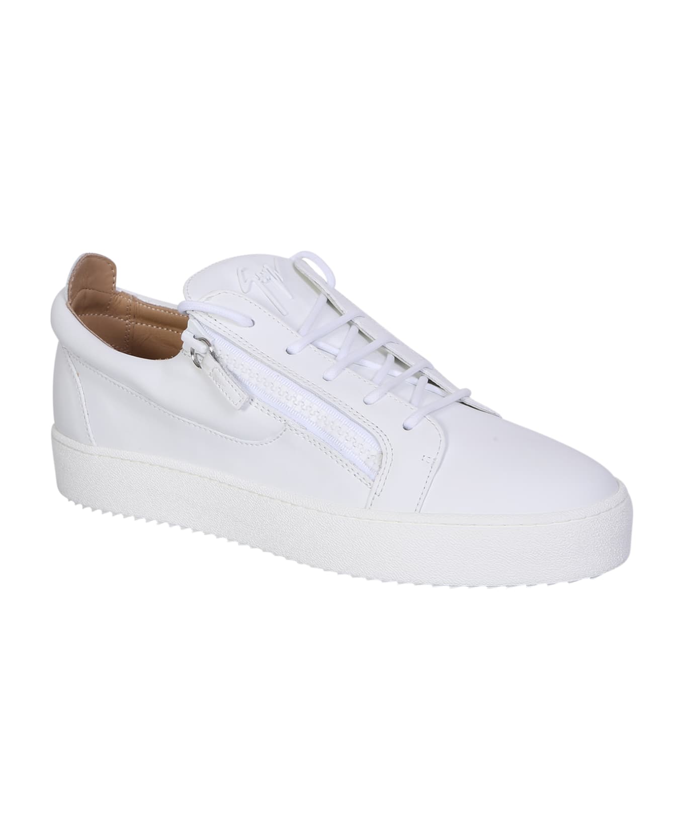 Giuseppe Zanotti Frankie Low-top Sneakers In White - White