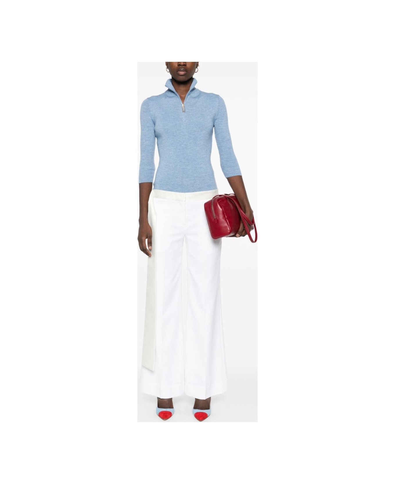Victoria Beckham Pants New Gigi - Ivory