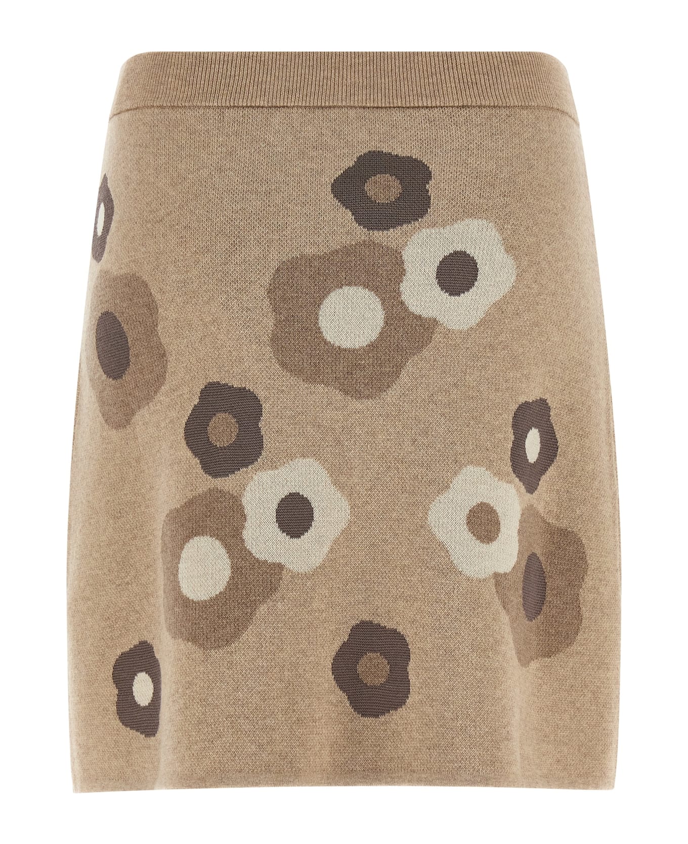 Kenzo 
hana Dots
 Skirt - Beige