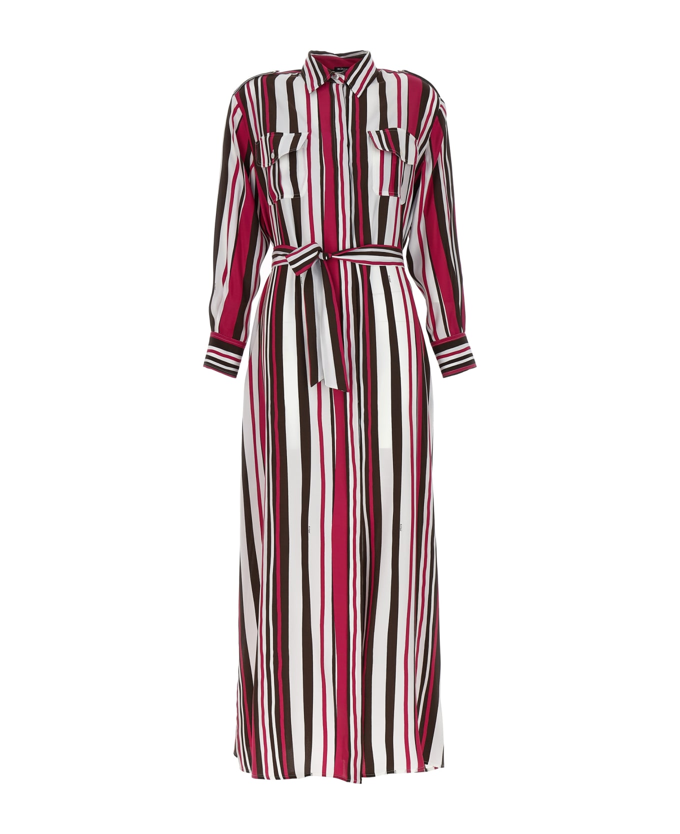 Kiton Striped Shirt Dress - Multicolor