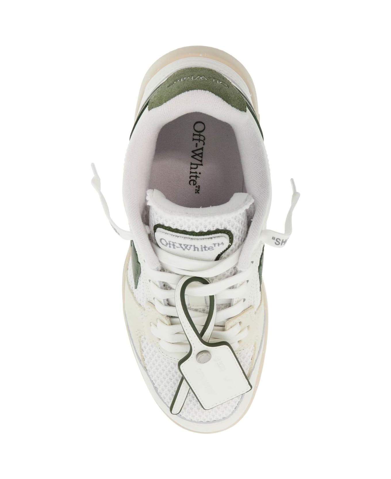 Off-White Slim Out Of Office Sneakers - Military Green