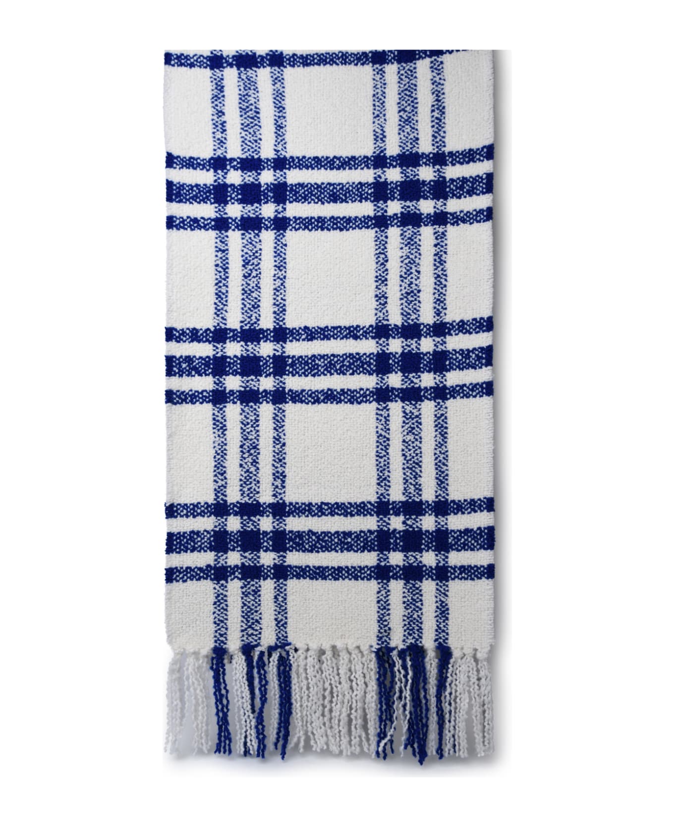 Burberry Brushed Wool Scarf - Blue