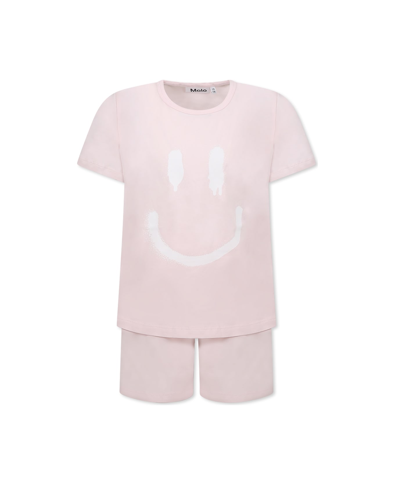 Molo Pink Pyjamas For Girl - Pink