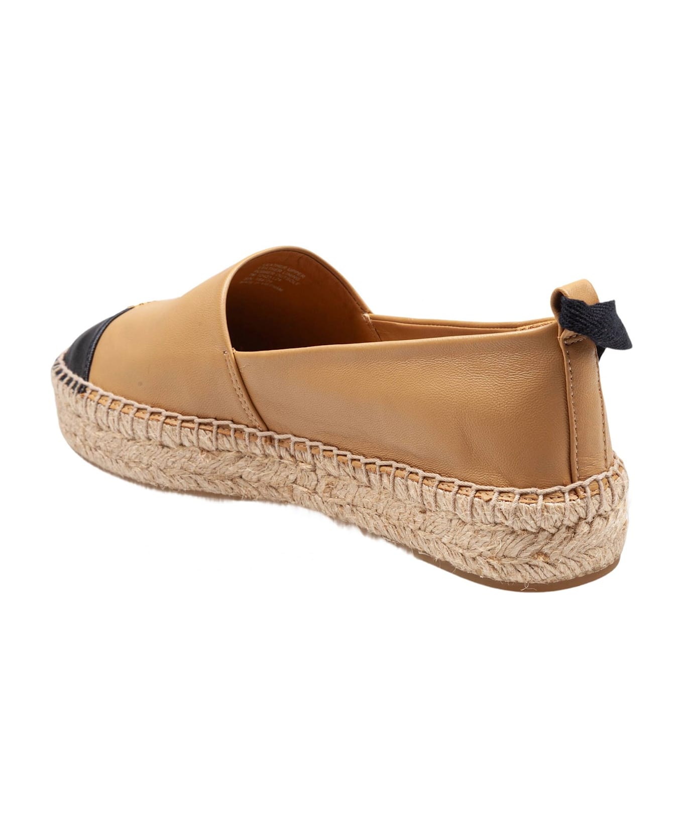Tory Burch Leather Espadrille Color Ginger And Black - Ginger