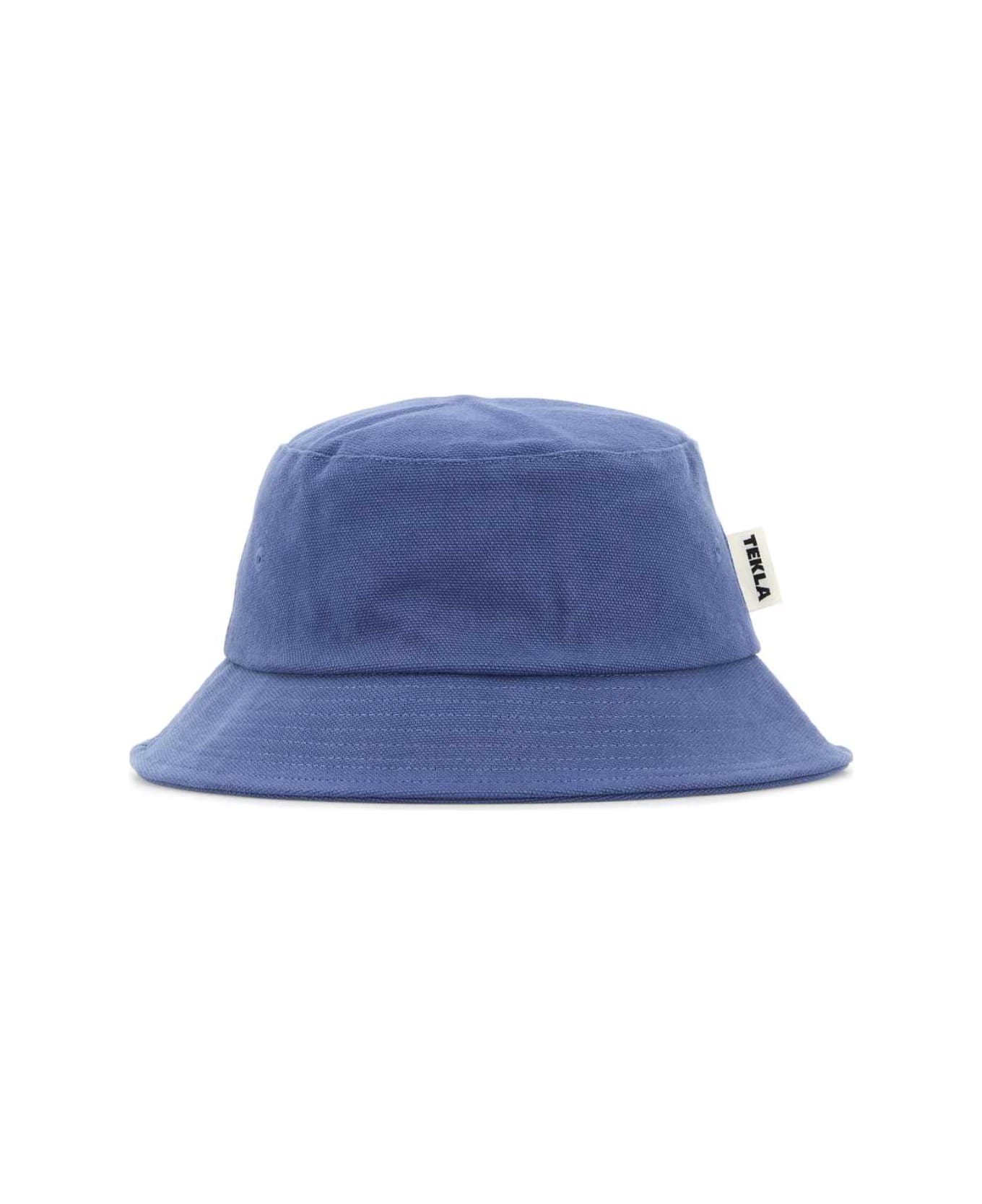 Tekla Air Force Blue Cotton Bucket Hat - LAGO