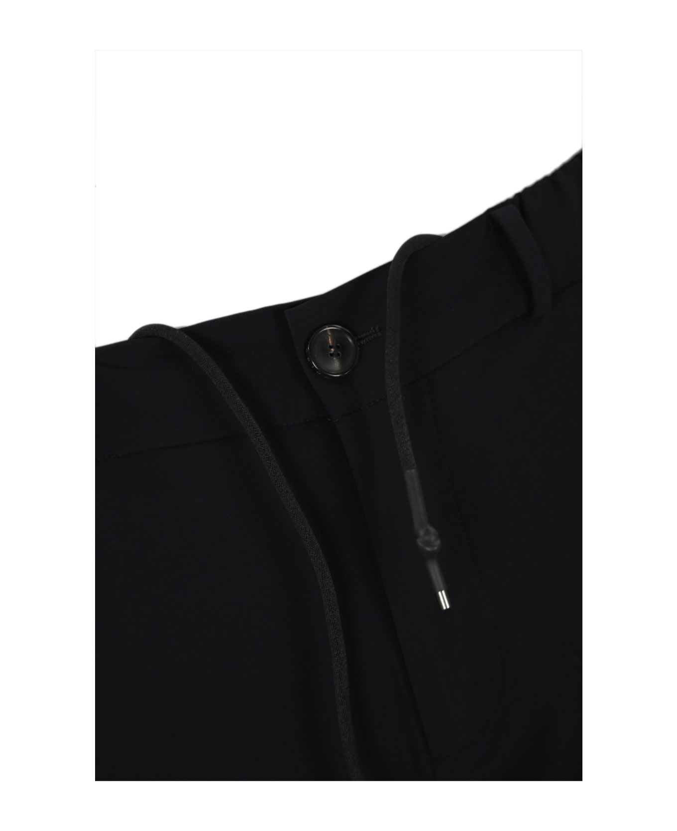 RRD - Roberto Ricci Design Chino Jo Trousers In Technical Fabric With Drawstring - Nero