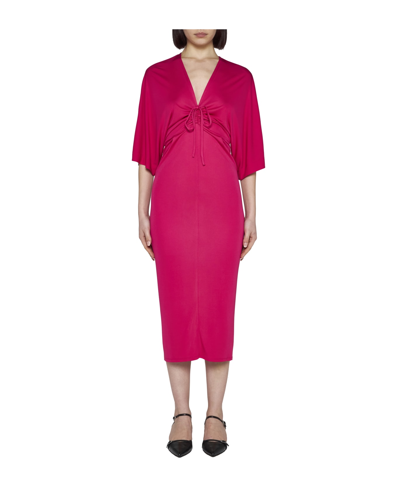 Diane Von Furstenberg Dress - Bright berry