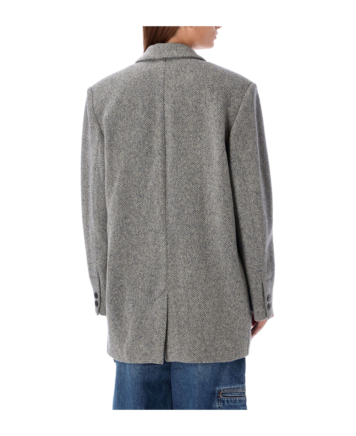 Marant Étoile Embroidered Wool Blend Cikaito Blazer - BKEC