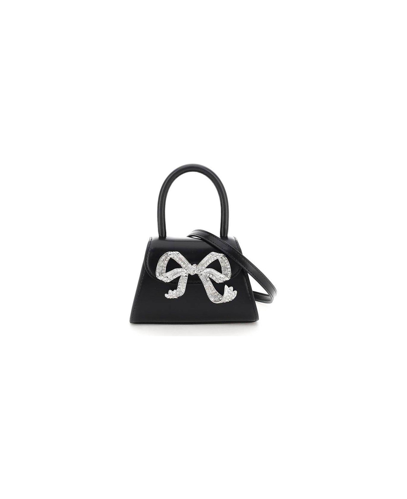 self-portrait Bow Micro Top Handle Bag | italist