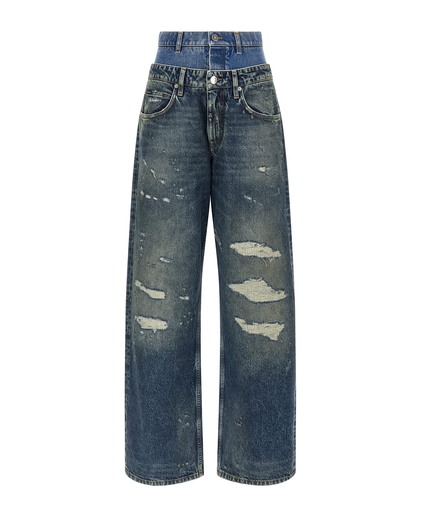 Dolce 
Gabbana Double Layer Jeans - Blue