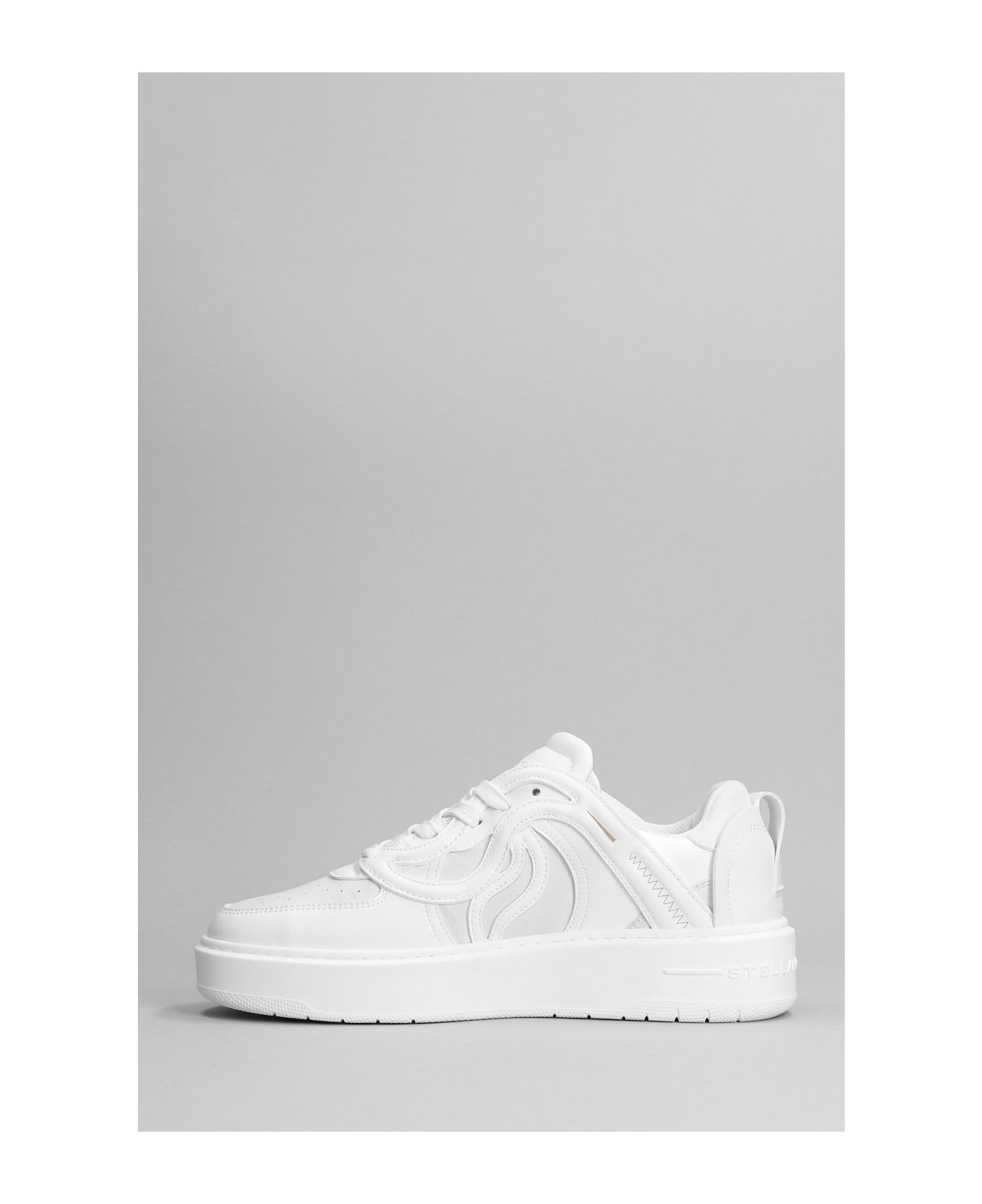 Stella McCartney Sneakers In White Polyester - white