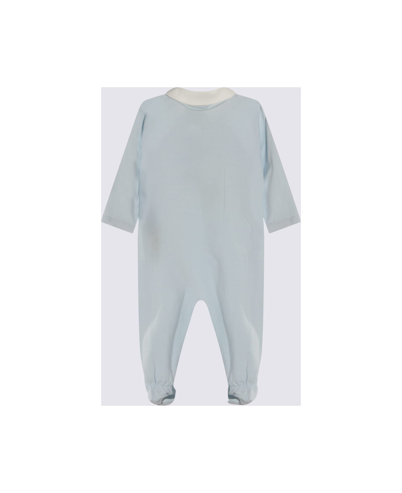 Fendi Blue Cotton Jumpsuit - AZZURRO BABY