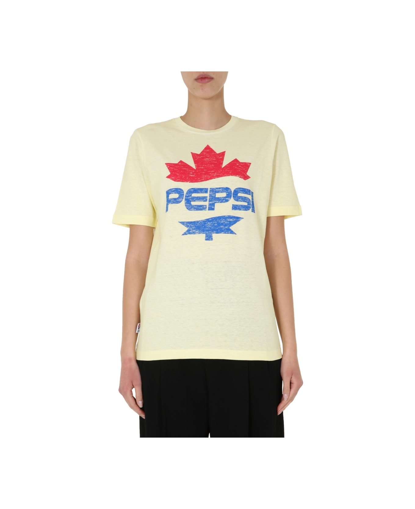 Dsquared2 "pepsi" T-shirt - YELLOW