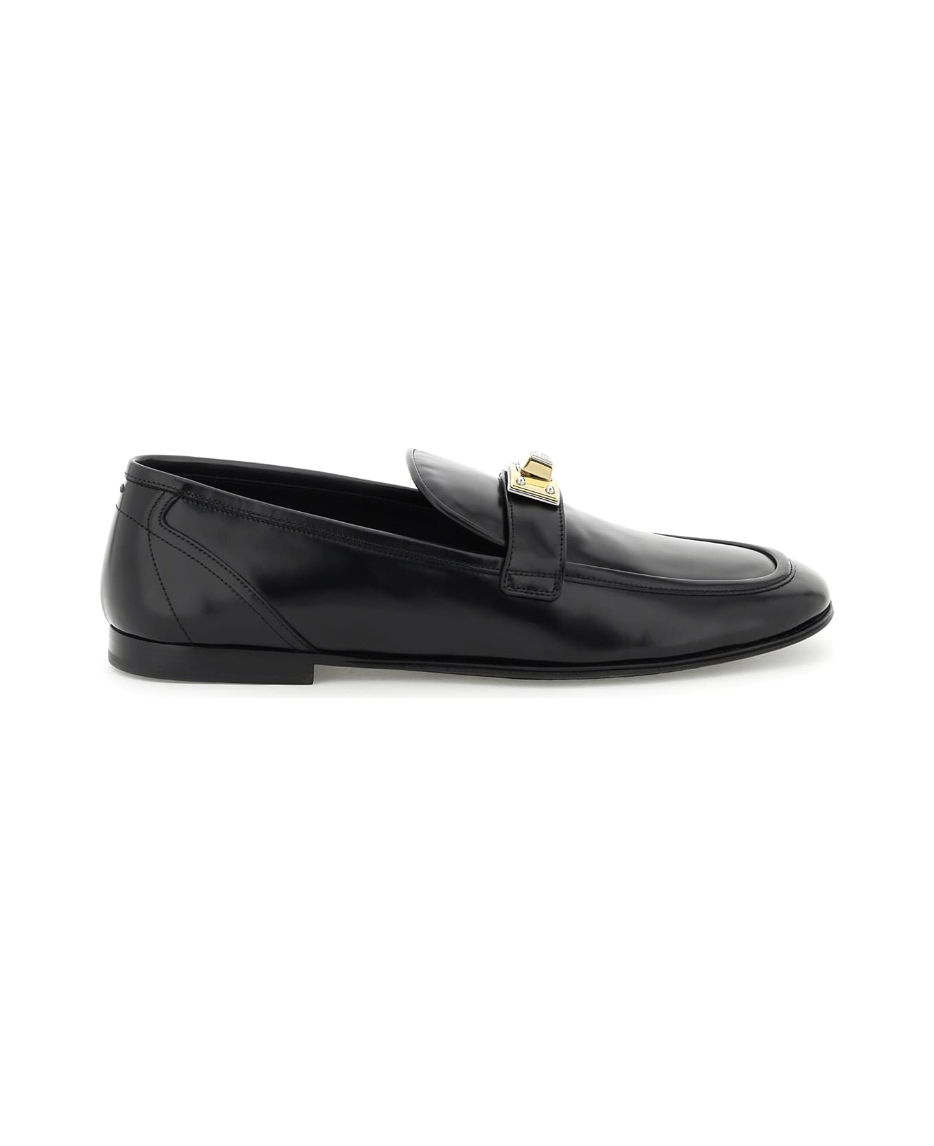 Dolce & Gabbana Leather Loafers - NERO (Black)