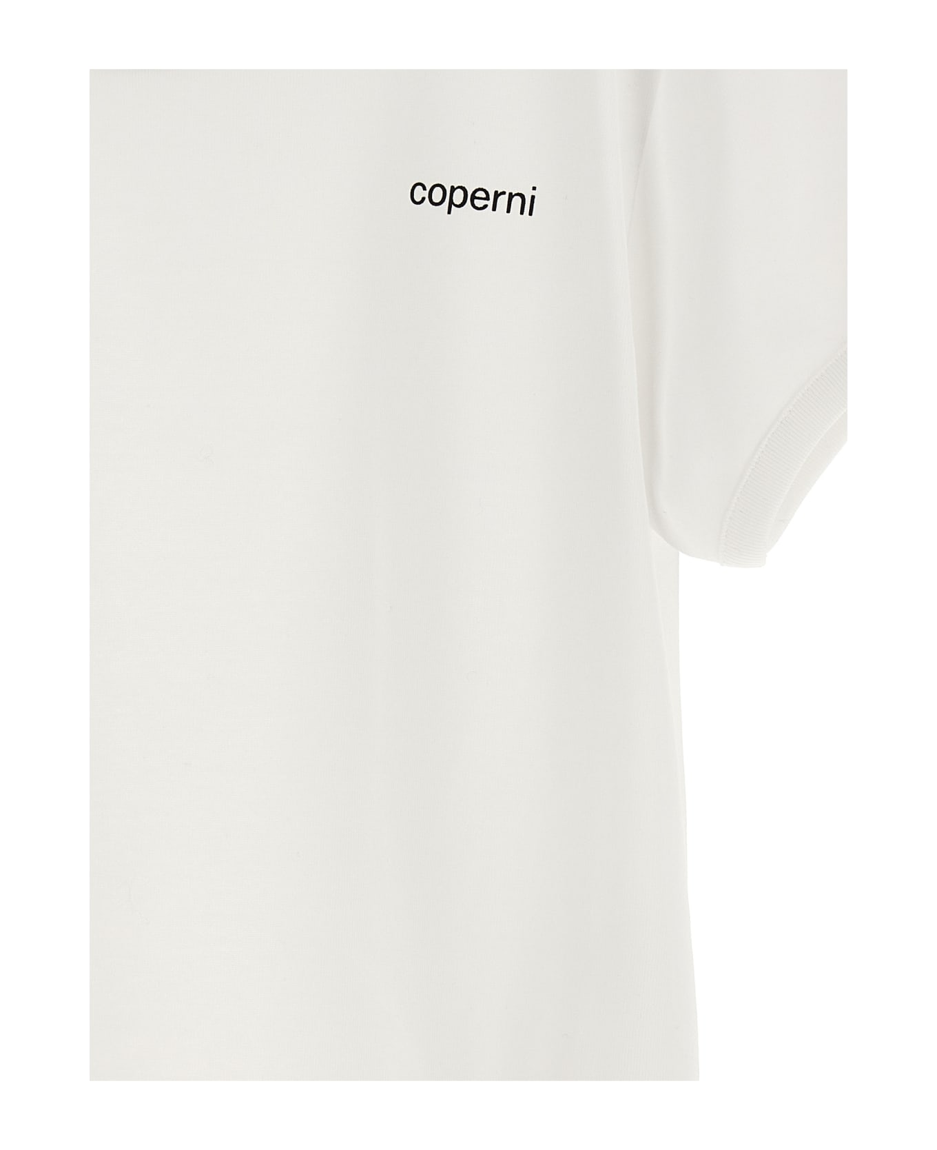 Coperni Logo Print T-shirt - Whtblk White Black Print