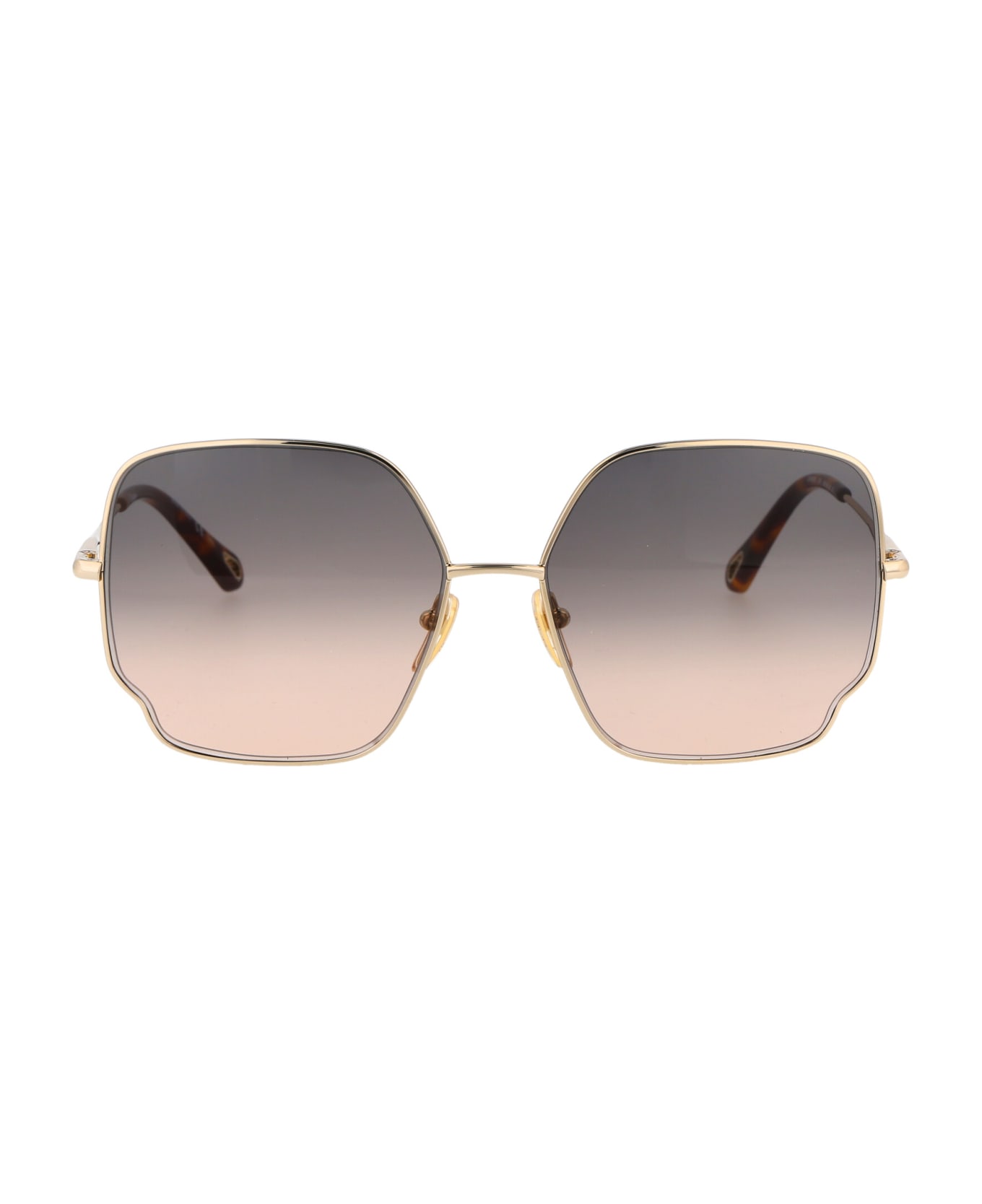 Chloé Eyewear Ch0092s Sunglasses - 001 GOLD GOLD BROWN