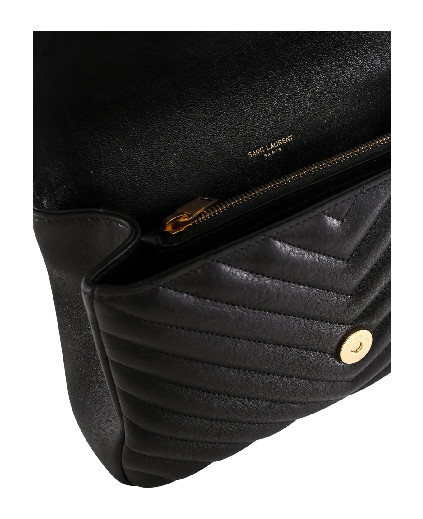 Saint Laurent College Shoulder Bag - Nero