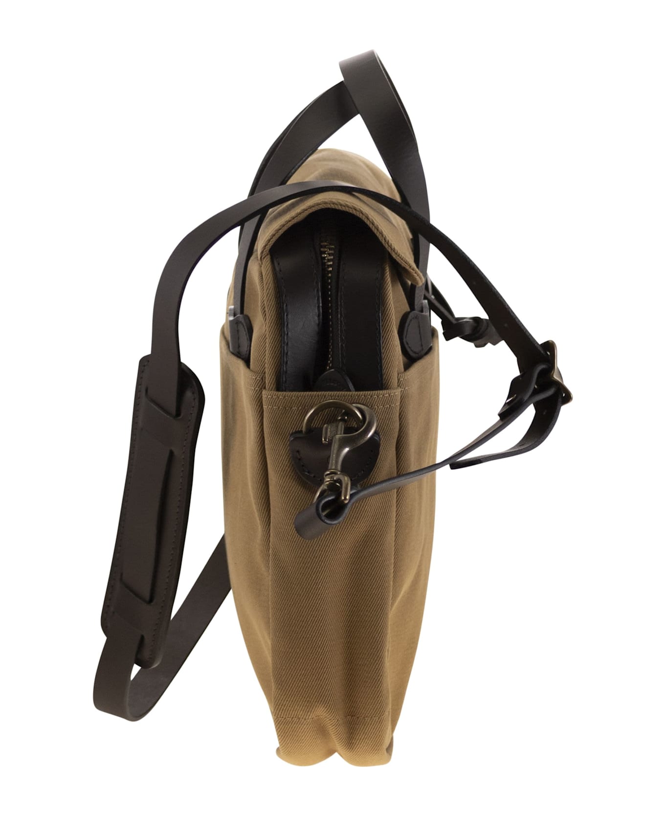 Filson Briefcase In Rugged Twill - Tan