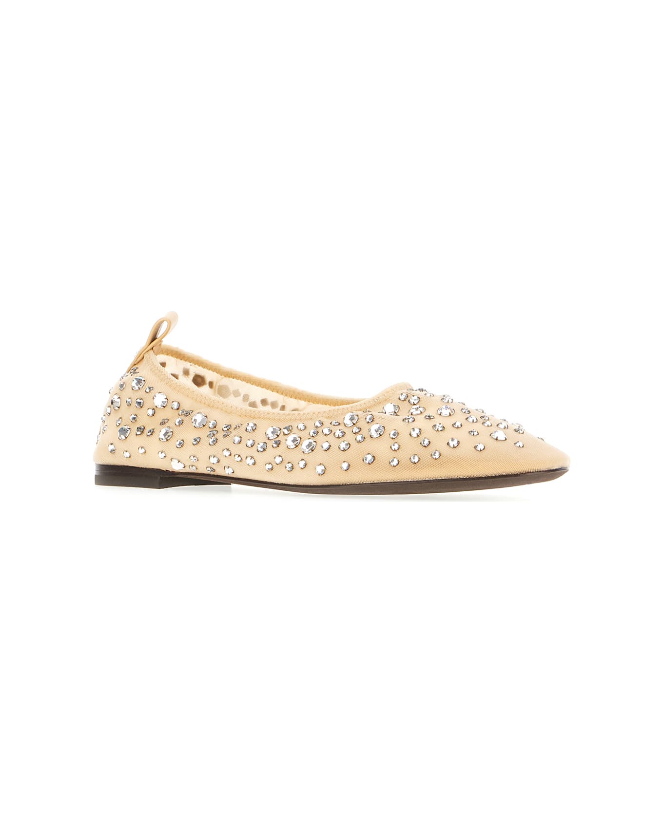 Tory Burch Ballet Flats With Crystals - SHEER