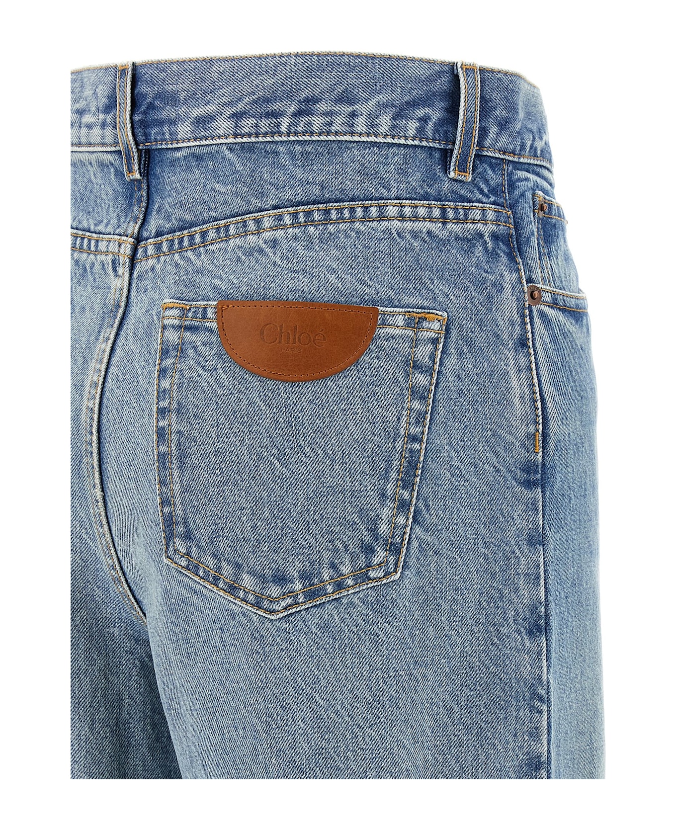 Chloé High Waist Jeans - Light Blue