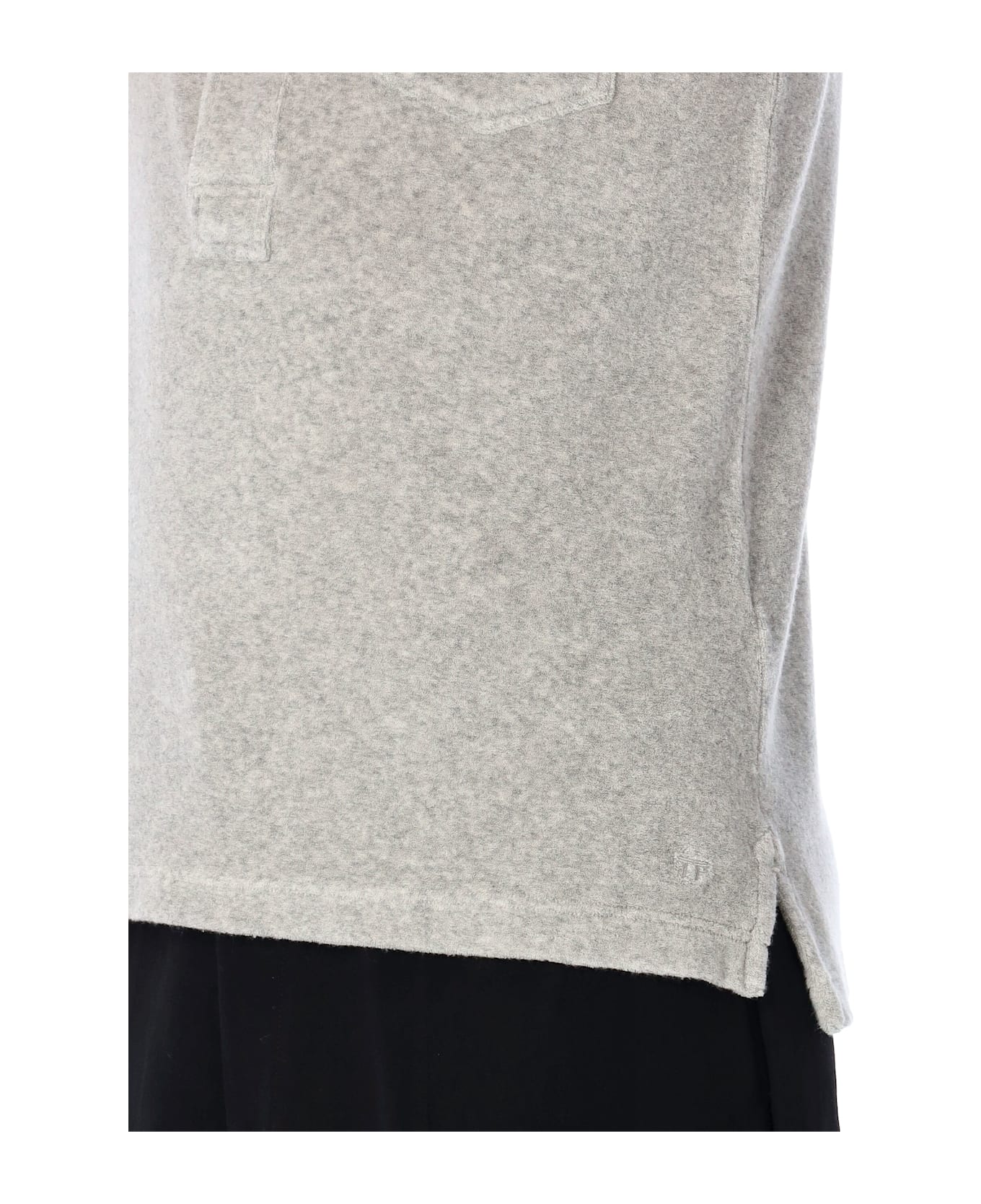 Tom Ford Toweling Polo - LIGHT GREY