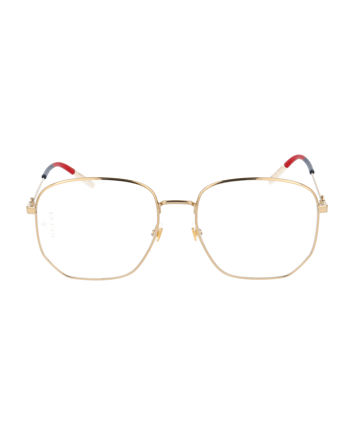 Gucci Eyewear Gg0396o Glasses - 002 GOLD GOLD TRANSPARENT