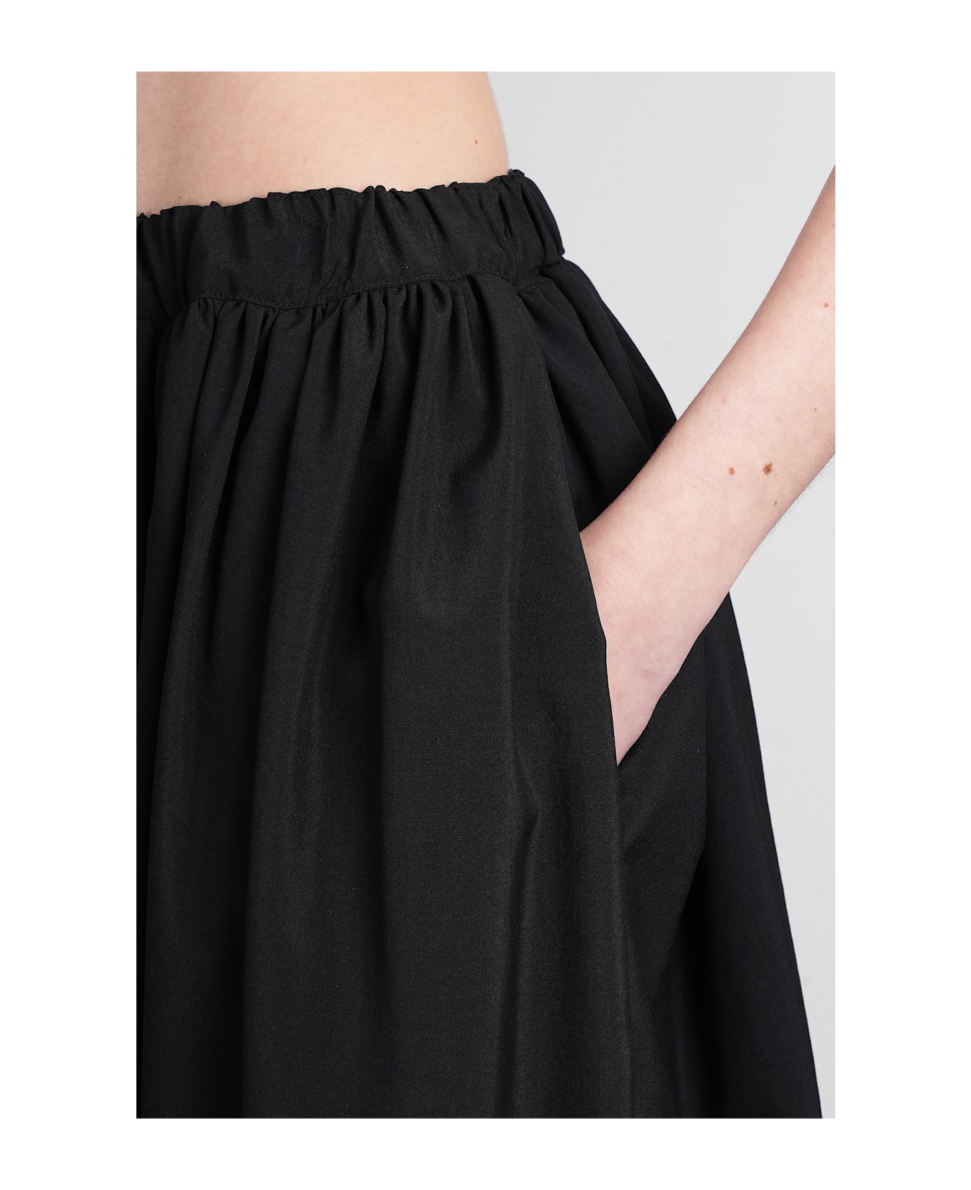 Comme des Garçons Pants In Black Wool - black