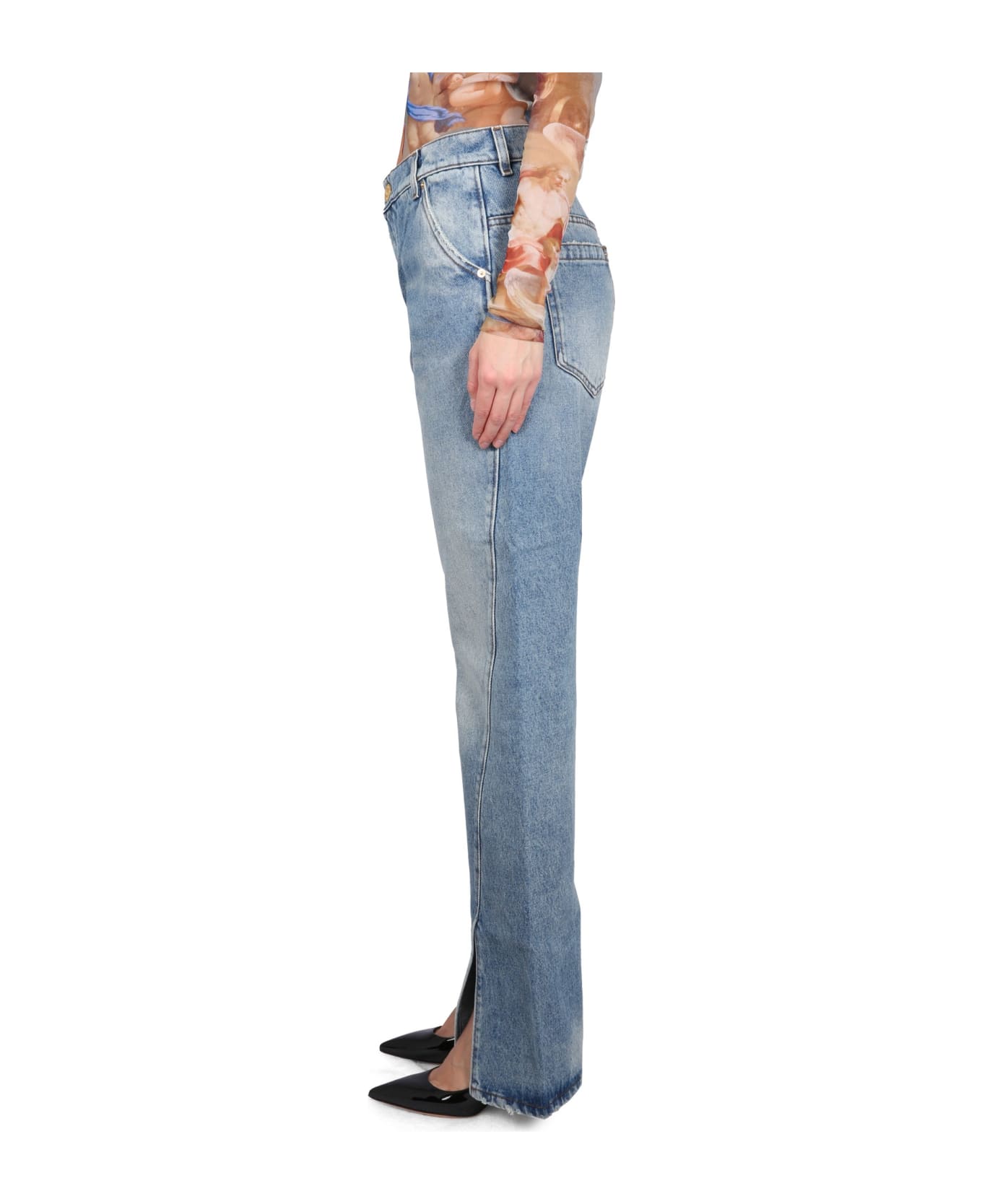 Balmain Straight Denim Jeans