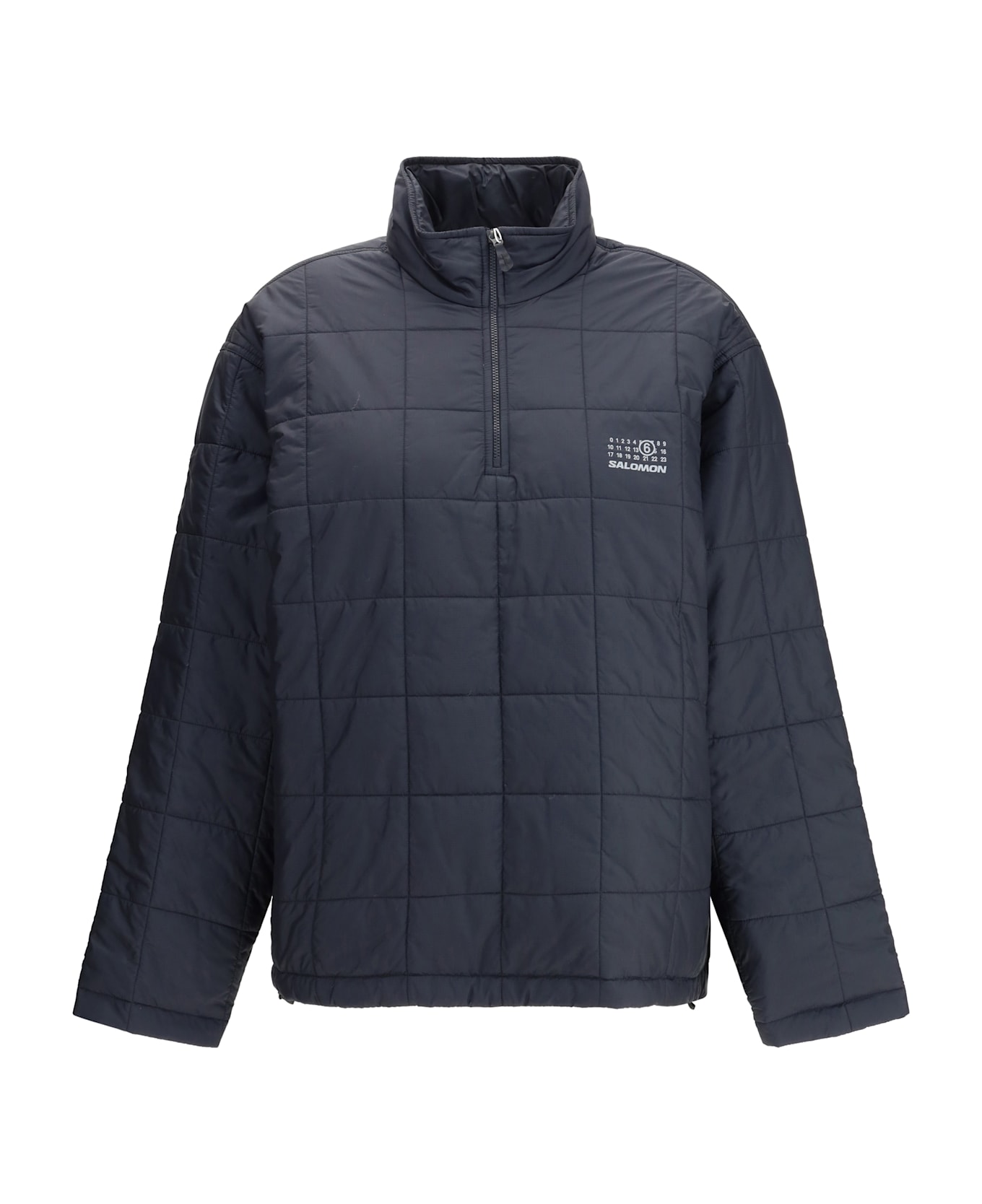 MM6 Maison Margiela Quilted Half Zipped Jacket Salomon X Mm6 - Black