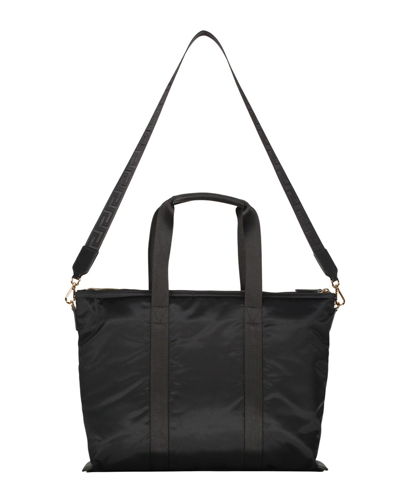 Versace Nylon Tote - black