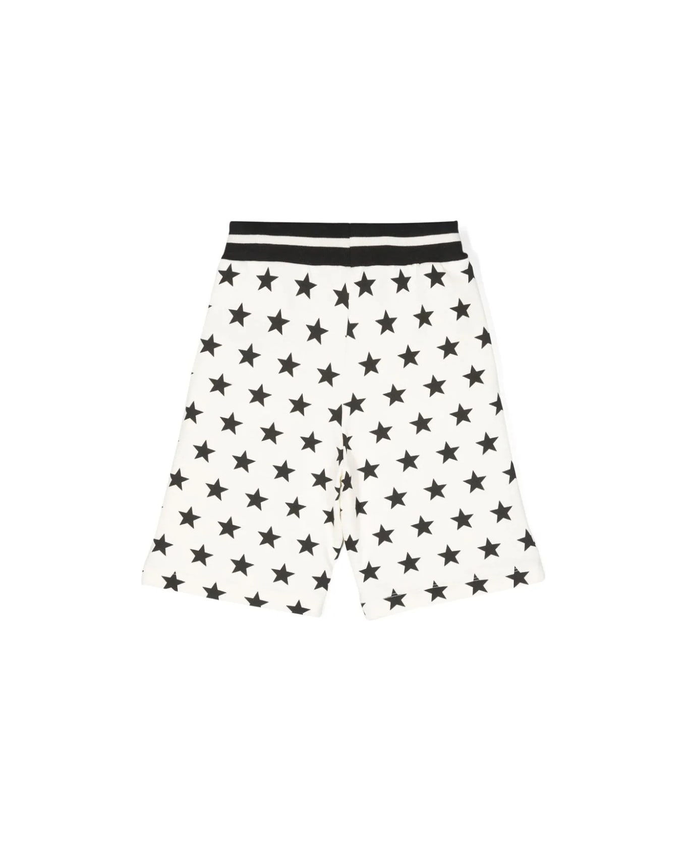 Balmain Shorts With Print - Cream ボトムス