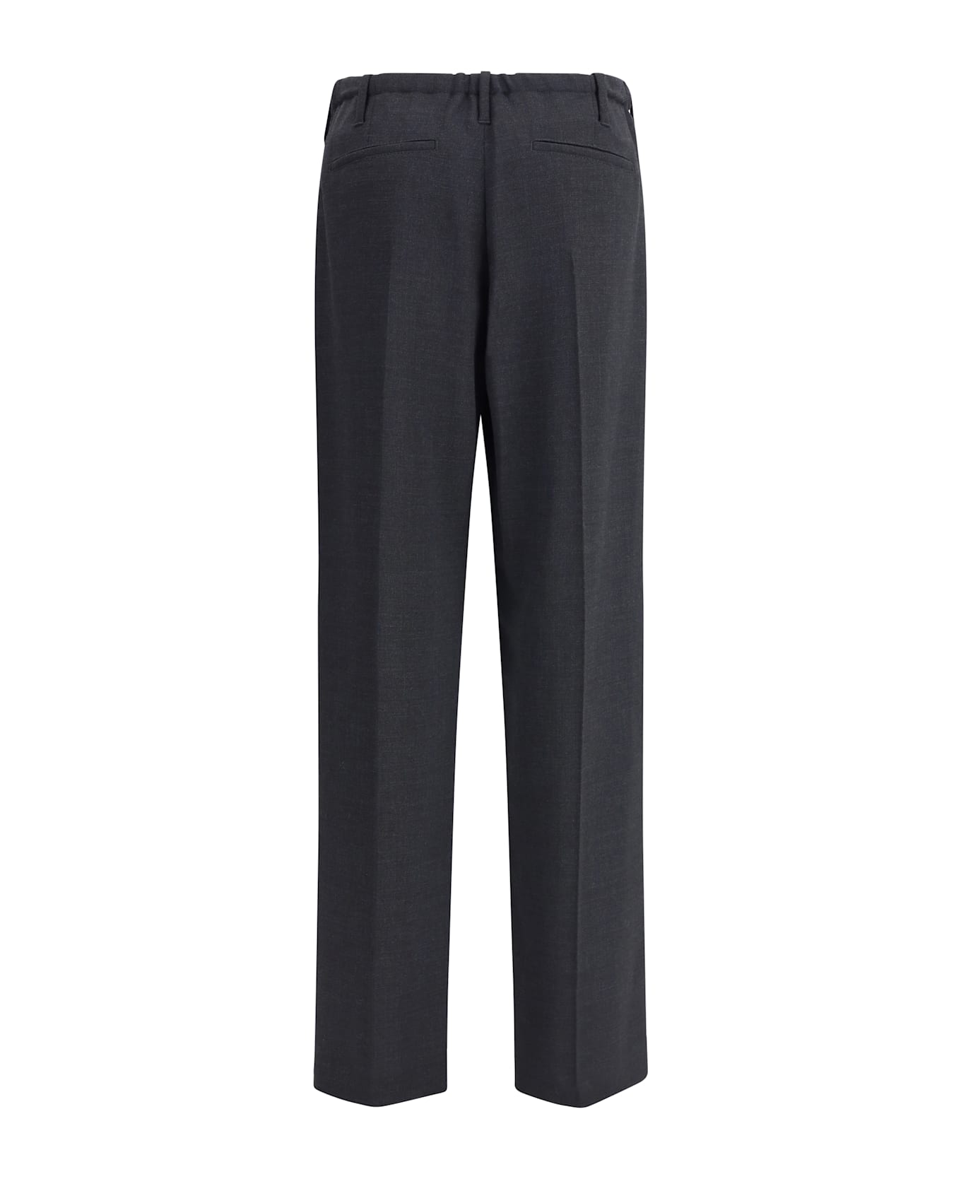 Brunello Cucinelli Sartorial Track Trousers In Virgin Wool Crêpe Fluid Twill