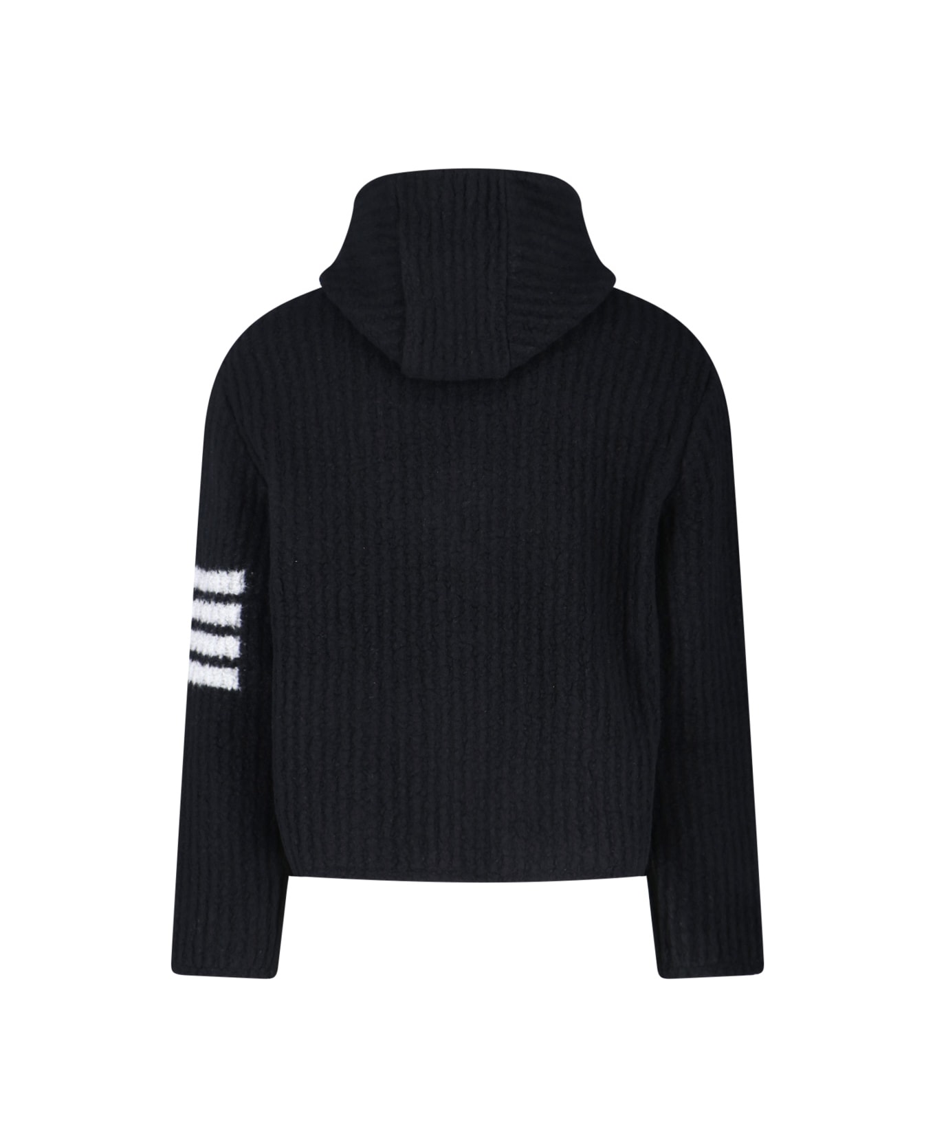 Thom Browne 
4-bar
 Hooded Jacket - Black