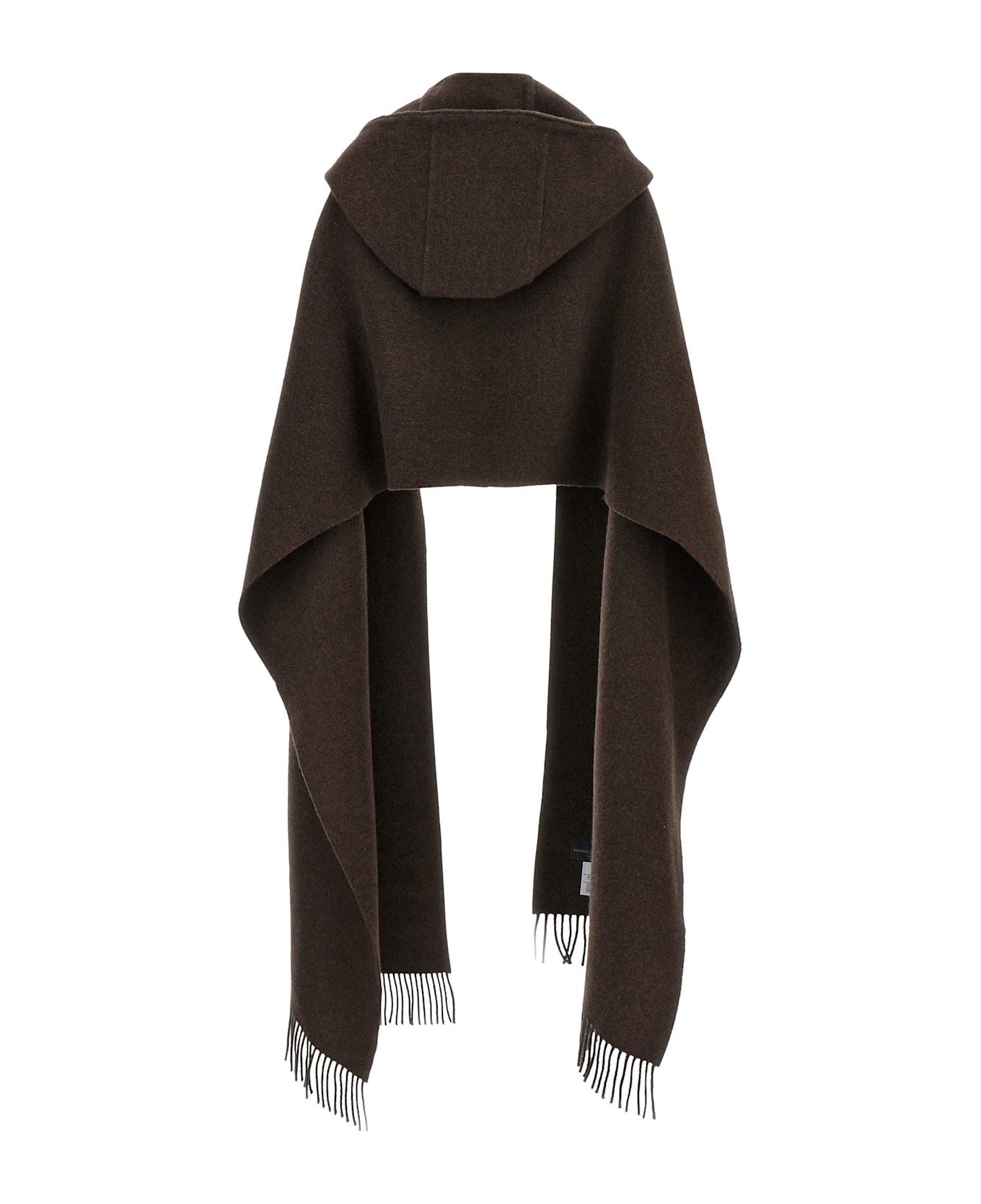 Brunello Cucinelli Hooded Scarf - Brown