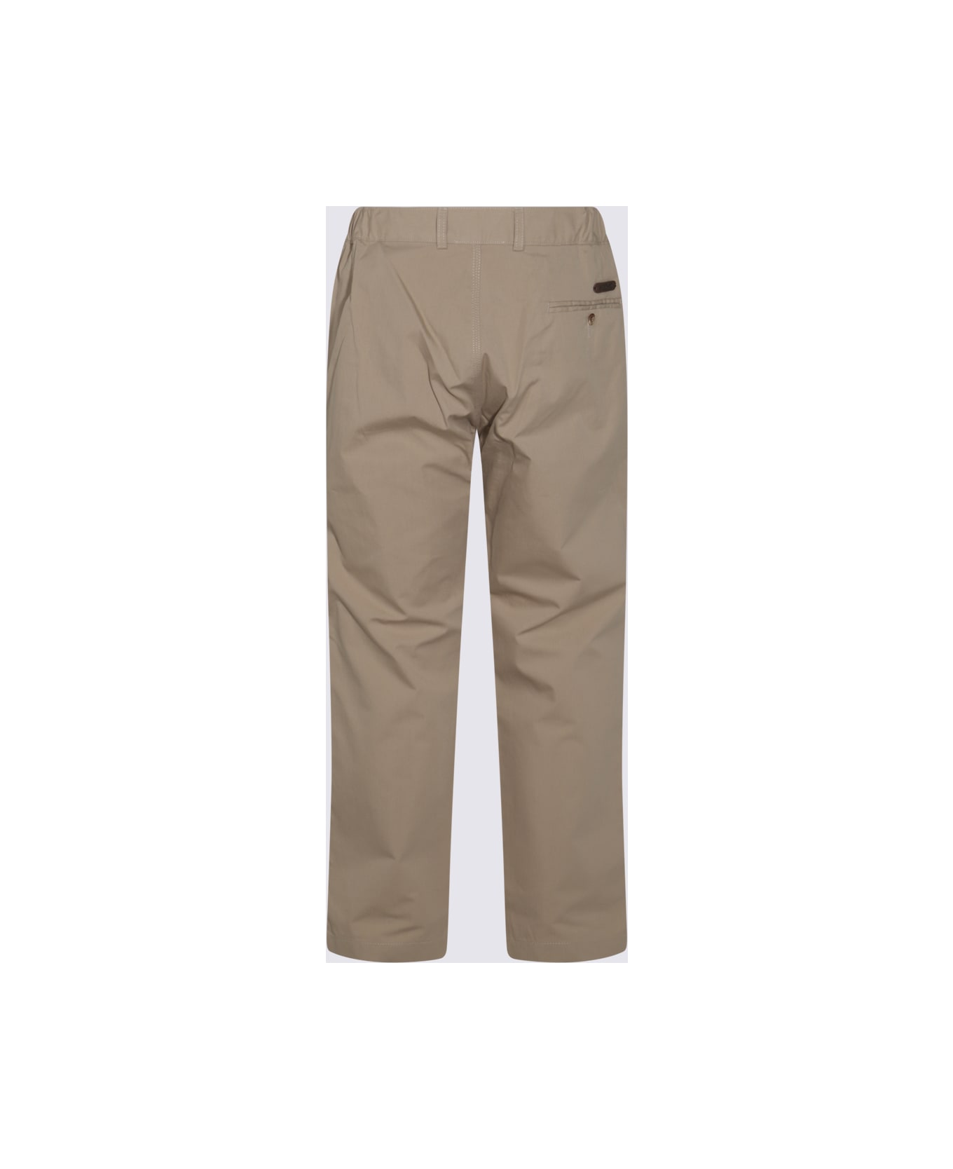 Moschino Beige Cotton Pants - Beige