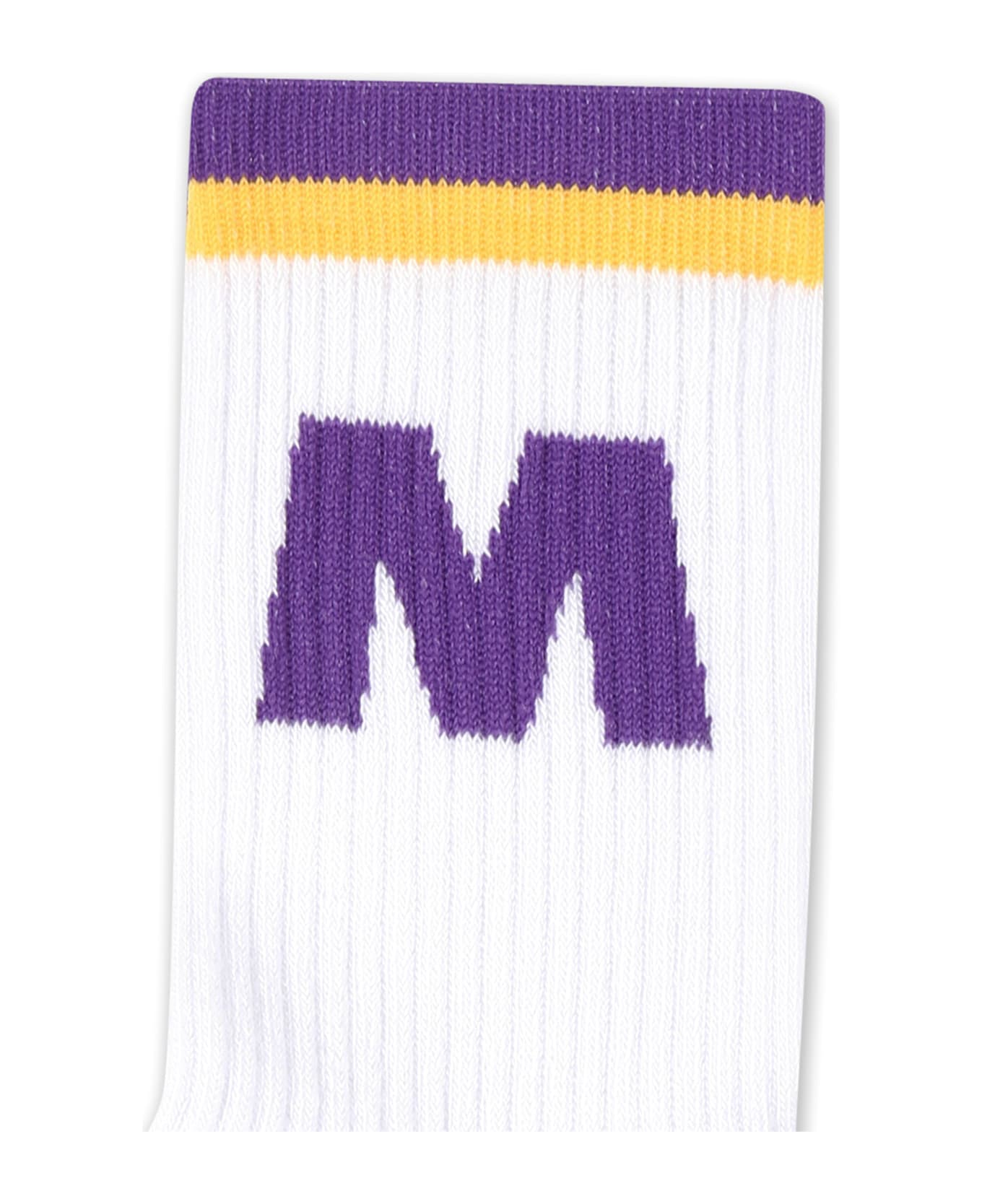 Marni White Socks For Kids With Logo - White