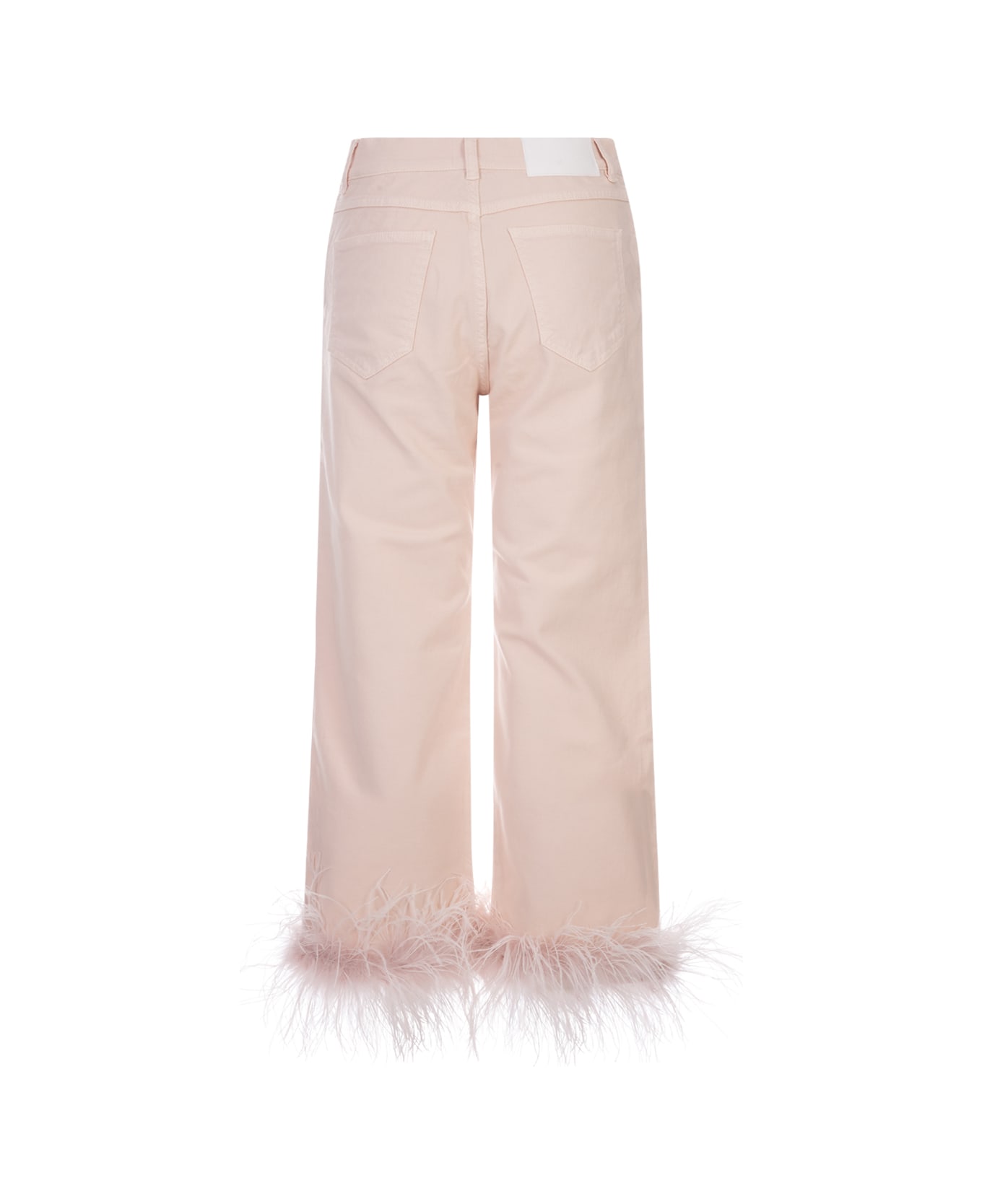 Parosh Pink Chimera Crop Jeans - Pink ボトムス