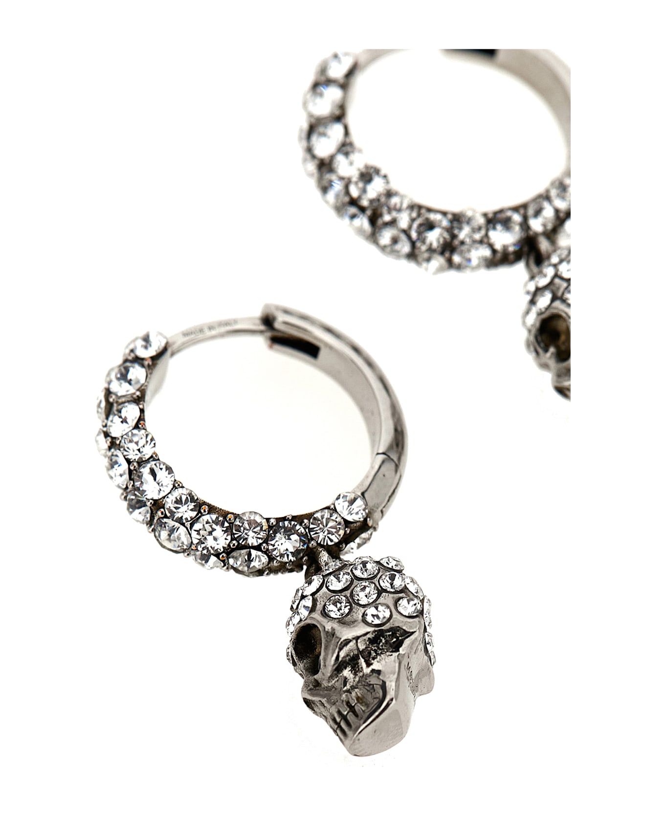 Alexander McQueen Skull Earrings - Silver