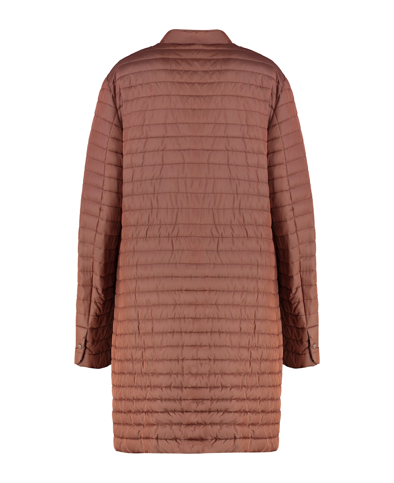 Moorer Lea Snap Button Fastening Down Jacket - Copper