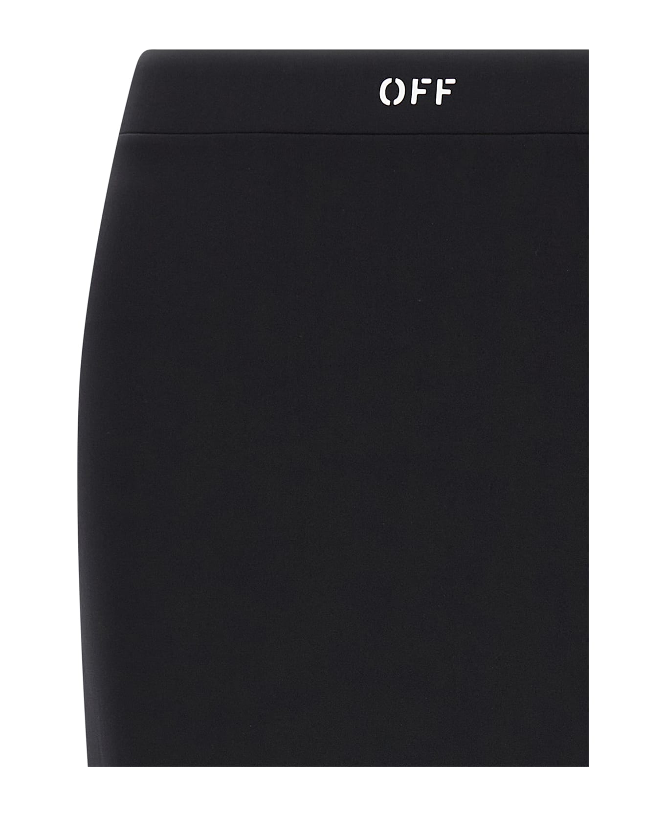 Off-White Logo Skirt - Black  