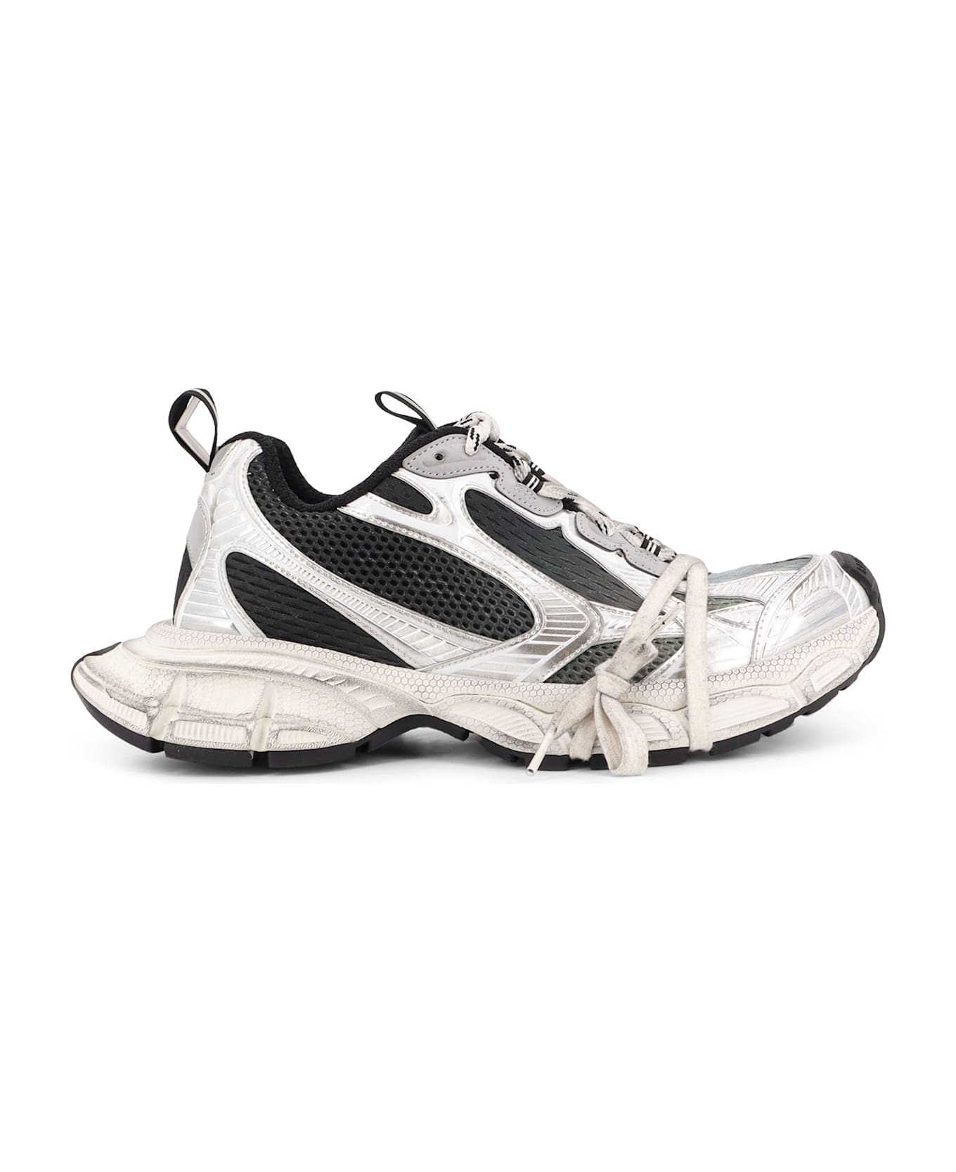 Balenciaga Mesh And Nylon Sneakers 3xl - BLACK GREY
